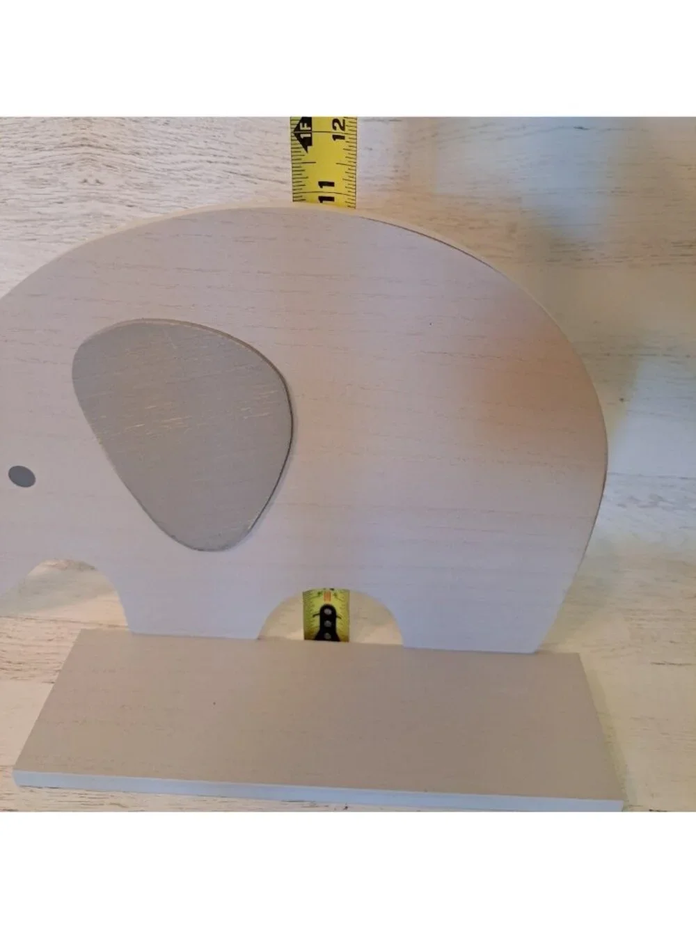 Elephant-Shaped Wood Floating Shelves Nursery/Kids Room Wall-Mountable 17